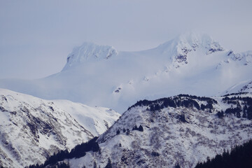 Juneau Snow Capped Mountains