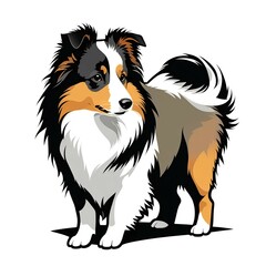 シェルティの漫画イラスト