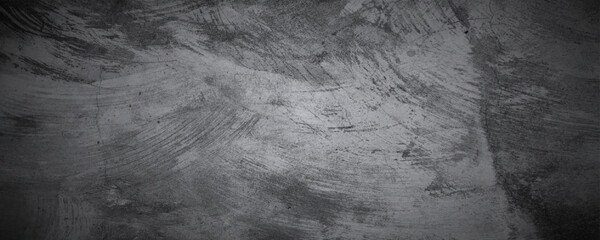 Grunge texture effect. Distressed overlay rough textured on dark space. Grainy gray background. Graphic design element concrete wall style concept for web banner, flyer, poster, brochure, cover, etc