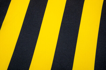 Striking Contrast. Black and yellow stripes colors.