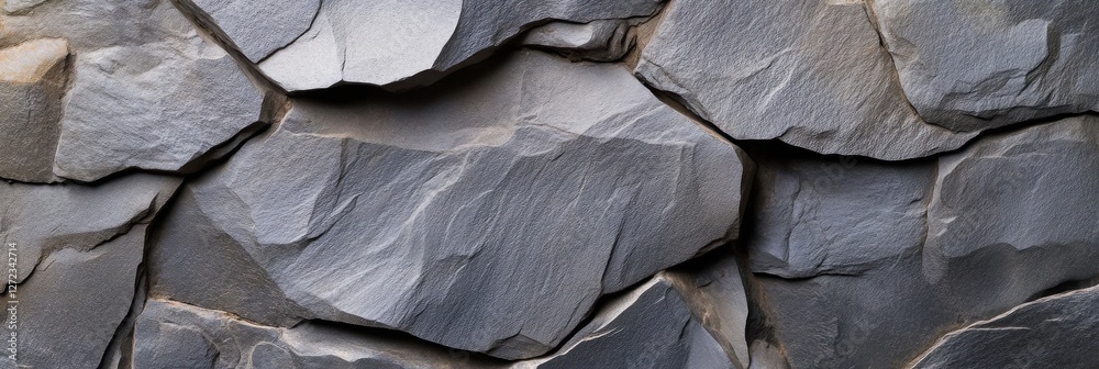 Poster a close up of a rock wall with a grayish color