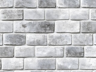 Obraz premium Gray and White Brick Wall Texture