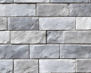 Fototapeta premium Gray and White Rectangular Stone Tile Wall