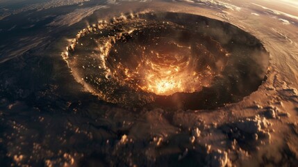 The size of the crater is a testament to the massive influence of blockchain which has left a significant mark on society and the way we conduct business.