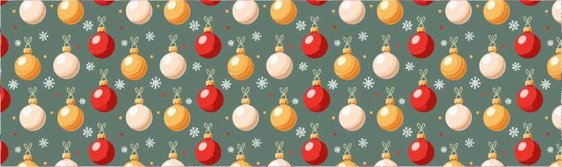 Christmas themed pattern background vector illustration