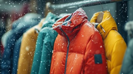 Snowy Market Winter Jackets Retail