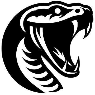 Anaconda logo silhouette