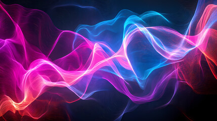 Obraz premium vibrant neon plasma