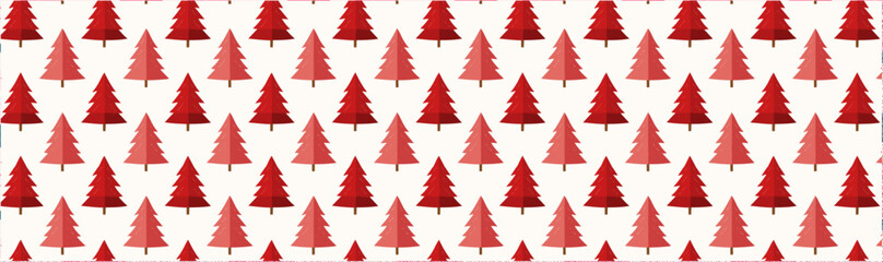 Fototapeta premium Watercolor Christmas tree pattern background vector illustration for wrapping, card, banner poster.