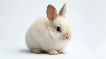 Obraz premium Adorable Baby Rabbits in Various Colors and Poses, 