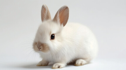 Obraz premium Adorable Baby Rabbits in Various Colors and Poses, 