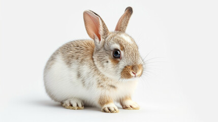 Obraz premium Adorable Baby Rabbits in Various Colors and Poses, 