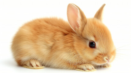 Obraz premium Adorable Baby Rabbits in Various Colors and Poses, 