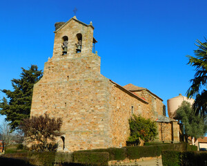 Fototapeta premium church of Granucillo of Vidriales in Zamora, Castilla y León Spain