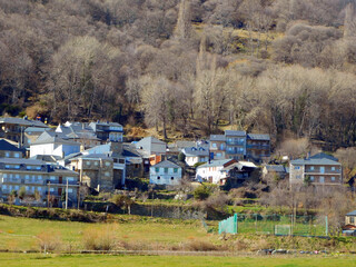 small village in the forest, near the Sanabria lake, San Martín de Castañeda, Zamora