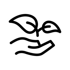 Organic Icon Vector Symbol Design Illustration