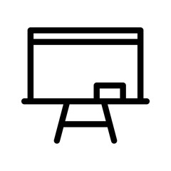 Fototapeta premium Blackboard Icon Vector Symbol Design Illustration