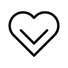 Love Icon Vector Symbol Design Illustration