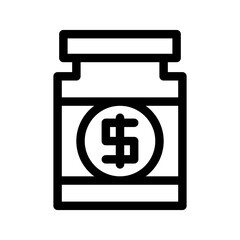 Savings Icon Vector Symbol Design Illustration