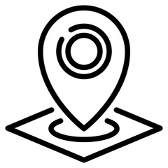 Location Line Icon