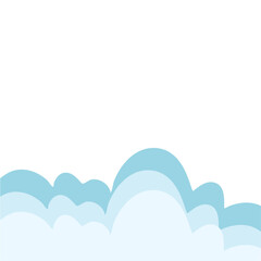 Bath foam with shampoo bubbles
