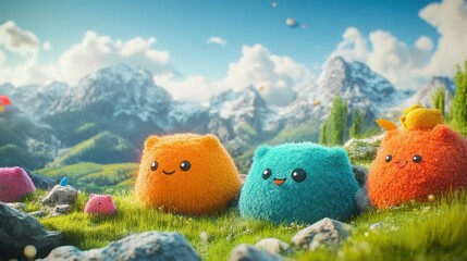 Fluffy friends mountaintop adventure