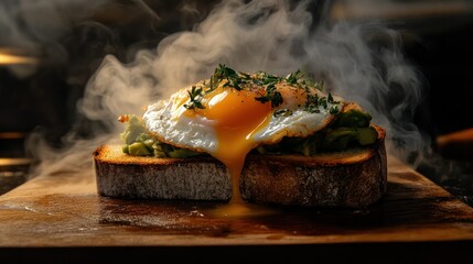 Steaming Avocado Toast, Kitchen