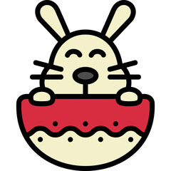 rabbit wth egg icon