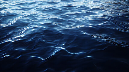 Obraz premium Enigmatic Depths: Unveiling the Tranquility of Navy Blue's Subtle Tones and Textures