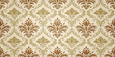 Damask seamless wallpaper background, sophisticated atmosphere, classic look