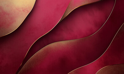 Elegant rich burgundy and soft gold abstract backdrop exuding timeless sophistication and inspiring creative design