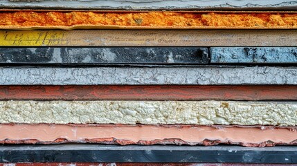 Detailed Layers of Fireproof Insulation Material for Construction Use