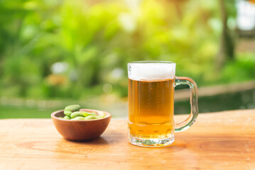 ビールと枝豆