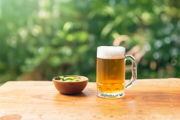 ビールと枝豆