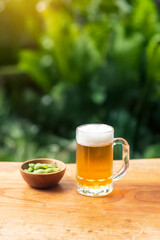 ビールと枝豆