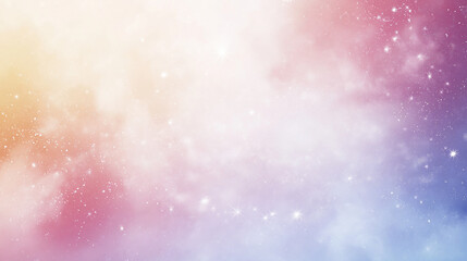 Obraz premium Light Pastel Constellations Sparkling In A Delicate, Dreamlike Night Sky Creating Cosmic Wonder