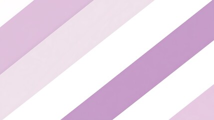 Abstract Diagonal Stripes White and Lavender Design