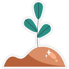 Fototapeta premium Growing Farming icon