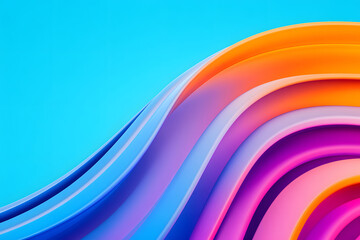 Neon blue light abstract visual geometric motion graphics technology digital concept background