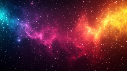 Cosmic Nebula  Vibrant Galaxy  Stars  Space Background