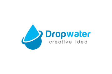 Drop Water Logo and Icon Vector Template
