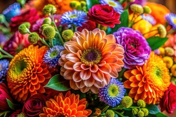 Vibrant flower images, beautifully composed using the rule of thirds, create captivating floral arrangements.