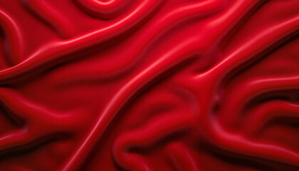 Obraz premium Red silk fabric texture with flowing folds