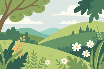 Obraz premium nature illustration