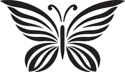 minimalist butterfly logo