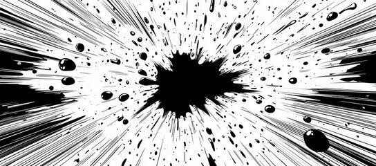 Abstract explosion graphic