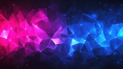 Abstract Pink and Blue Geometric Background