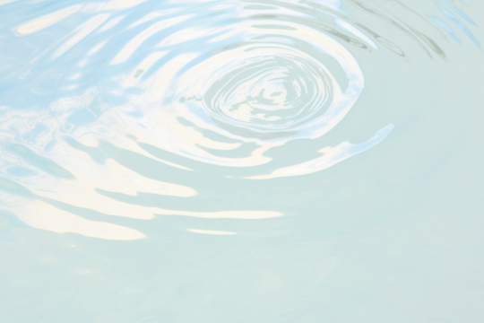 Serene ripples in turquoise png water overlay effect, transparent background