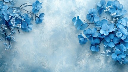 Serene Blue Hydrangeas: A Floral Masterpiece