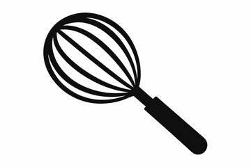 whisk  silhouette vector illustration